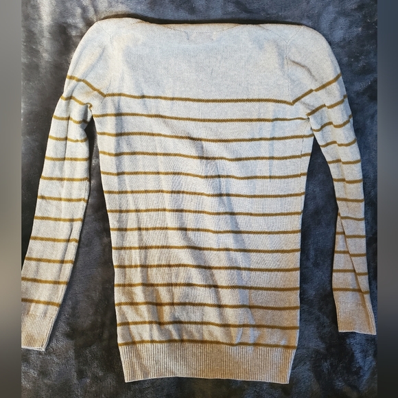 Madewell NWOT Inlet Gold Stripe Knit Cardigan - Picture 5 of 5
